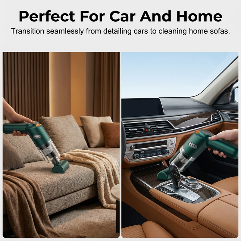 🔥50K+ SOLD🔋High-Power Cordless Vacuum Cleaner Kit for Car🚗Strong Suction💨Rechargeable Handheld⚡Full Accessory Car Interior Cleaner