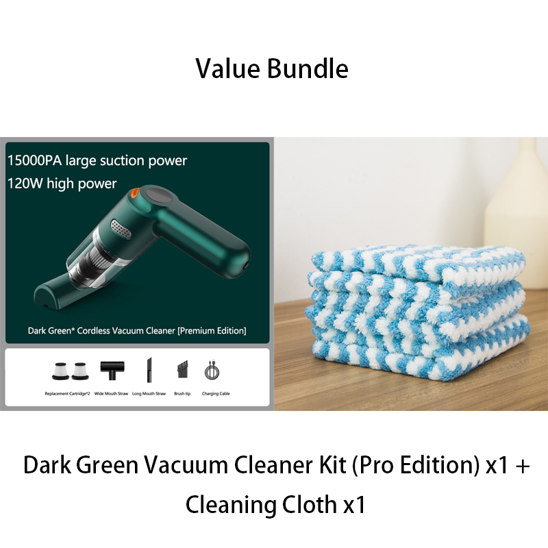 🔥50K+ SOLD🔋High-Power Cordless Vacuum Cleaner Kit for Car🚗Strong Suction💨Rechargeable Handheld⚡Full Accessory Car Interior Cleaner