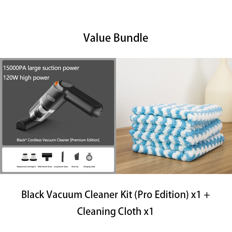 🔥50K+ SOLD🔋High-Power Cordless Vacuum Cleaner Kit for Car🚗Strong Suction💨Rechargeable Handheld⚡Full Accessory Car Interior Cleaner